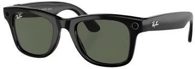Meta Ray-Ban Wayfarer - Smart Glasses (Shiny Black/Green)  - szybka bezpieczna dostawa lub możliwość darmowego odbioru w 22 miastach