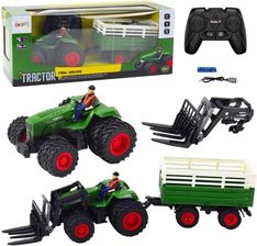 Zdjęcie Leantoys Traktor Z Przyczepą Rc Zdalnie Sterowany - Miechów