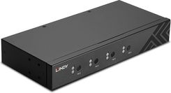 Zdjęcie Przełącznik KVM LINDY 4-portowy USB 2.0 & Audio KM Switch - Wojkowice