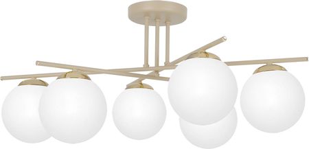 Okazała lampa sufitowa z kloszami do salonu K-5794 z serii SAVIA