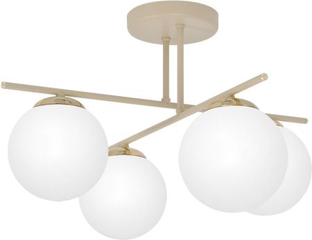 Lampa sufitowa z kloszami na 4 żarówki E14 K-5793 z serii SAVIA
