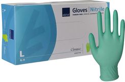 Zdjęcie Abena Abena, Rękawice Nitrylowe, Zielone, Rozmiar L, 100szt. (12) - Stepnica