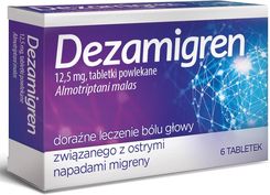 Zdjęcie Dezamigren 12,5mg 6 tabl. - Radzionków