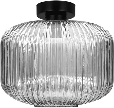 Lampa sufitowa z ryflowanym kloszem do sypialni K-5663 z serii CAMPO