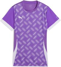 Zdjęcie Puma Damska Koszulka Do Padla Z Grafiką Individual Purple Glimmer White - Słupsk