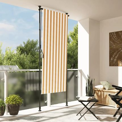 Zakito Europe Roleta Tarasowa Stalowa Pomarańczowo-Biała 100x270cm ZE368768 - zdjęcie 2