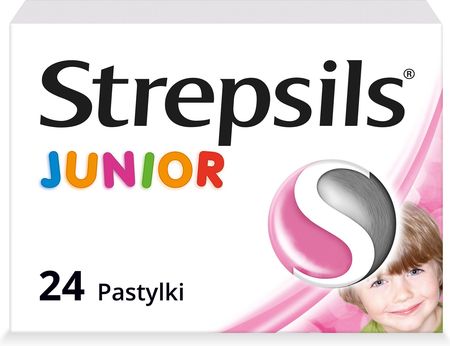 Strepsils Junior na ból gardła 24 pastylki