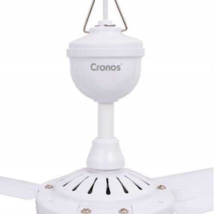 WENTYLATOR SUFITOWY Z WIATRAKIEM CICHY BIAŁY WIATRAK 120cm + PILOT TIMER - zdjęcie 4