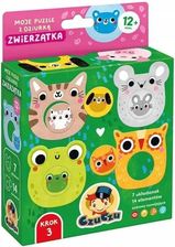 Zdjęcie CzuCzu Moje puzzle z dziurką Zwierzątka 15m+, 14 elementów - Parczew