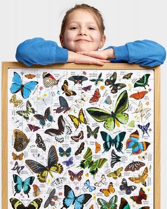 CzuCzu Puzzlove Motyle Puzzle, 200 elementów - zdjęcie 3