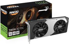 Karta graficzna INNO3D GeForce RTX 5070 TWIN X2 12GB OC GDDR7 (N5070212D7X195064N)