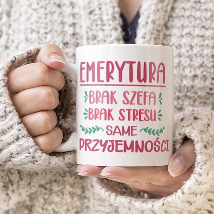 Bullz Kubek Ceramiczny Z Okazji Emerytury Dla Emeryta Emerytki Prezent Upominek - zdjęcie 5