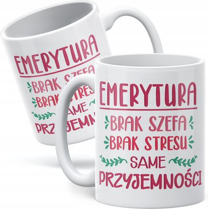 Bullz Kubek Ceramiczny Z Okazji Emerytury Dla Emeryta Emerytki Prezent Upominek - zdjęcie 4