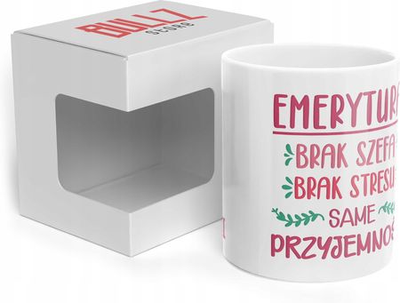 Bullz Kubek Ceramiczny Z Okazji Emerytury Dla Emeryta Emerytki Prezent Upominek - zdjęcie 3