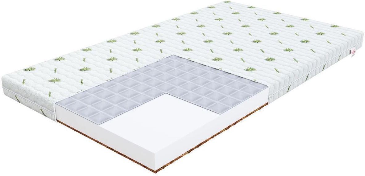 FDM COMFORT MAX DOUBLE Matras 80x200 cm Dubbelzijdig Schuim Matras Hardheidsgraad H3 20 cm Hoog 7 Comfortzones met Hypoallergene Wasbare Premium Tijk Oeko-Tex Standard 100