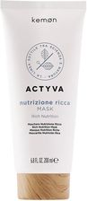 Kemon Actyva Nutrizione Ricca Maska Intensywnie Nawilżająca Włosy 200ml