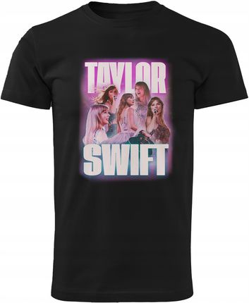 Jhk Koszulka Męska Czarna Taylor Swift Swiftie Dla Fanów Xxl