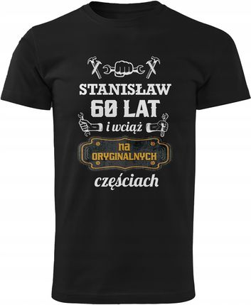 Jhk Koszulka Męska Personalizowana Imię I Wiek Na Oryginalnych Urodziny Xl