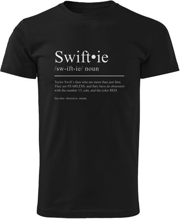 Jhk Koszulka Męska Czarna Taylor Swift Swiftie Dla Fanów S