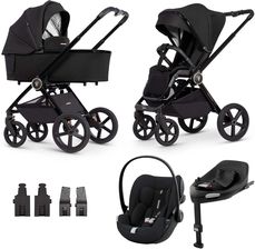 Venicci Upline 4w1 z fotelikiem Cybex Cloud G i-Size i bazą G – All Black