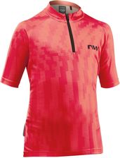 Zdjęcie Koszulka Rowerowa Dziecięca Northwave Force Evo Jr Czerwony Rozmiar: 9-10 Lat - Łeba