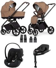Venicci Claro – zestaw 4w1 – z fotelikiem Cybex Cloud G i-Size i Bazą G – Caramel