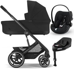 Cybex Balios S Lux 2.0 4w1 z fotelikiem Cloud G i-Size i Bazą G – Moon Black