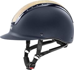Uvex Kask Jeździecki Suxxeed Starshine Czapka Jeździecka Navy-Champagne Xs - S 54 55