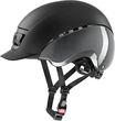 uvex elexxion tocsen - wytrzymały kask jeździecki unisex - z czujnikiem upadku Tocsen - indywidualna regulacja wielkości - mocca - 54-55 cm