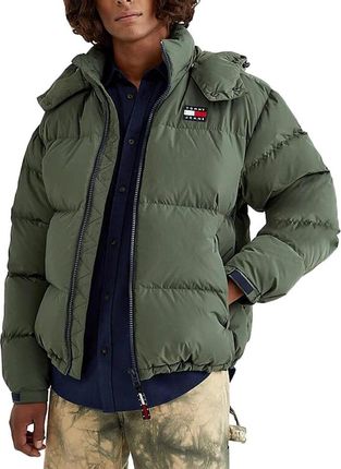 Tommy Jeans Alaska Puffer Jacket Green - Duża XXL