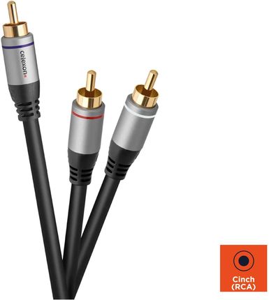 Celexon Rca Do 2x Rca Kabel Audio 3.0m Professional Line - zdjęcie 5