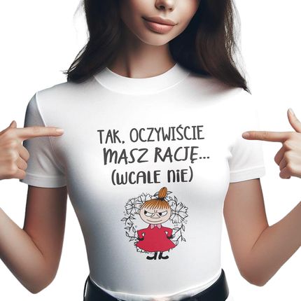 Koszulka Damska T-Shirt Na Dzień Kobiet Prezent Masz Rację Xxl