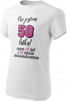 Bullz Koszulka Damska Na 50 Urodziny Nie Jestem 50 Xxl - zdjęcie 4