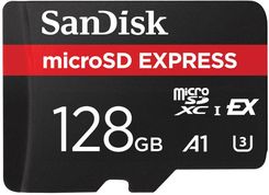 SANDISK SDSQXFN-128G-GN4NN SanDisk Express microSD Card 128GB, Up to 880MB/s Read, Up to 480MB/s Write, 100MB/s Sustained Write, U3, C10