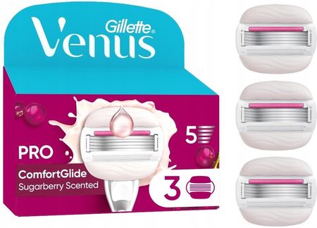 Gillette Venus Comfortglide Sugarberry Miami Zapasowe Ostrza 3szt
