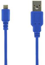 4World Kabel USB 2.0 MICRO 5pin AM B MICRO transfer ładowanie 1.0m niebieski (07949-OEM)