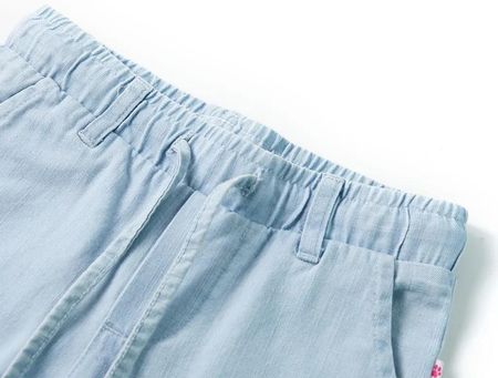 Spodnie dziecięce, jasny niebieski denim, 104 - zdjęcie 2