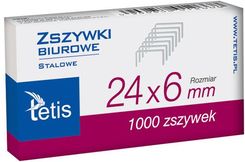 Zdjęcie Zszywki 24/6, Tetis - Mrocza