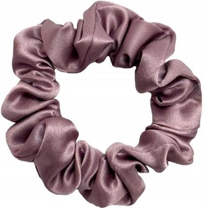 Jedwabna gumka do włosów JEDWAB 100% scrunchie lawendowa MINI