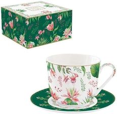 Ogród Botaniczny – Filiżanka Porcelanowa ze Spodkiem w Ozdobnym Pudełku 370 ml