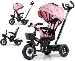 Zdjęcie Milly Mally Rowerek Trójkołowy Movi 360 Black-Pink 5w1 - Ryglice