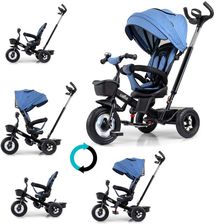Zdjęcie Milly Mally Rowerek Trójkołowy Movi 360 Denim 5w1 - Węgrów