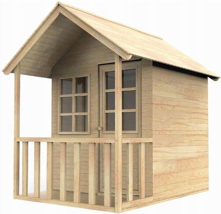 TP Toys Drewniany Domek Ogrodowy Z Werandą Dla Dzieci Na Ogród