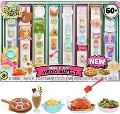 Miniverse Make It Mini Mega Buffet Zestaw 60 Elementów Multipak 8+