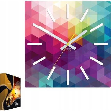 Modernclock Zegar Ścienny W Stylu Nowoczesnym Akrylowy Expressio Okrągły Kwarcowy