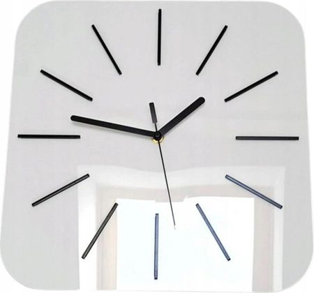 Modernclock Zegar Ścienny Akrylowy Hipnotic 30Cm Biały White Okrągły Kwarcowy