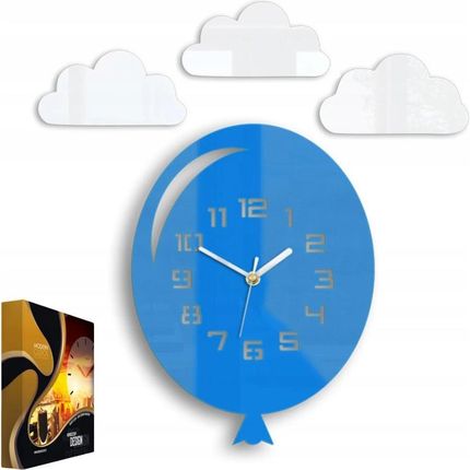 Modernclock Zegar Ścienny W Kształcie Balonu Akrylowy Balon Okrągły Kwarcowy