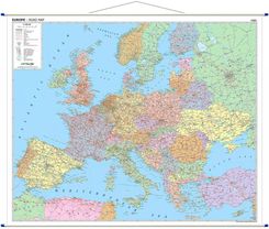 Zdjęcie Europa. Mapa Ścienna Drogowa. Wersja Angielska - Jeziorany