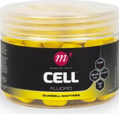 Zdjęcie Mainline Przynęta Kulki Cell Fluoro Dumbell Wafters 12X15Mm Yellow - Ryglice