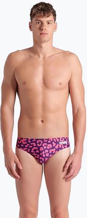 Slipy pływackie męskie arena Printed Swim Briefs fuchsia multi | WYSYŁKA W 24H | 30 DNI NA ZWROT Zima 2024